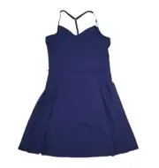 Tommy Bahama NEW Size M T-Strap Tennis Dress Navy Built in Bodysuit and Bra