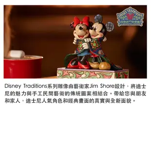 Enesco精品雕塑 Disney 迪士尼100週年 米奇和帽子居家擺飾 EN36666