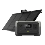 EcoFlow River 2 Portable Power Station with one 110W Solar Panel