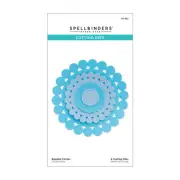 Spellbinders Beaded Circles Etched Dies 4pc : March 2023 Throwback Faves Collec