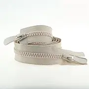 Zippers for Sewing Zips Zipper Colorful Open End Zip Double Sliders Down Sewing Supplies Clothing Accessory(Beige)