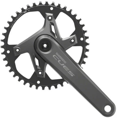 Shimano CUES FC-U6000-1 Crankset - 170mm, 9/10/11-Speed, 42t, Asymmetric 110