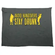 Avoid Hangovers Stay Drunk - Funny Novelty Sports Microfiber Towel Gift Gifts