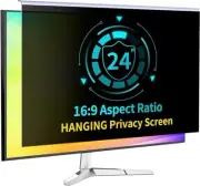 24 Inch Computer Privacy Screen for 16:9 Computer Monitor Hanging type