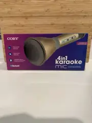 Coby Bluetooth 4 In 1 Karaoke Mic Loud Speaker Recorder