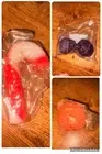 LUSH BATH BOMB BUBBLE BAR X 3 CANDY CANE LUMP OF COAL PARTRIDGE IN A PEAR TREE
