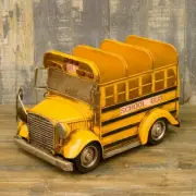Tin Toy Tin Bus School Bus CD Box Japan Import New