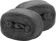 AIEX 2 Pack Steel Wool Fill Fabric Metal Fibre Coarse Wire Wool Gap Blocker Stainless Steel Wool Steel Wool Pads Steel Wool Rolls