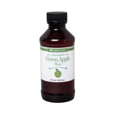 LorAnn Green Apple Flavoring Concentrate 4 oz Super Strength Baking Extract