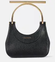 [McQueen] McQueen T-Bar Mini leather shoulder bag One Size black