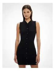 [Witchery] Hi V Knit Tank Dress in Black