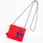 【CHUMS】CHUMS ECO POCKET SHOULDER POUCH FOR KIDS側背包 紅 休閒(CH602930R001)