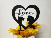 Lion King Cake Cake topper, Simba and Nala Wedding cake topper