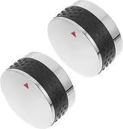 Generic 2pcs BBQ Grill Knob Grills Heater Burner Oven Gas Grill Replacementparts Universal BBQ Knobs Mechanical Timer Knob Gas Stove Control Knob Gas Stove Knobs Gas Knobs Part Abs