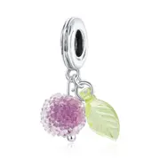 Silver plating Flower Elf Fairy Charm Fit Bracelet Silver Jewelry