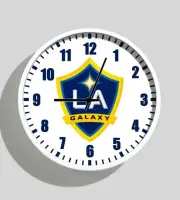 LA Galaxy Soccer Sports Quartz Wall Clock 9" USA Major League