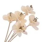 5Pcs Flowers Diffuser Rattan Reed Incense Sticks No Fire Replacement Home Decor