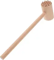 Sosoport 4Pcs Mini Wooden Hammer Durable Wood Mallets for Lightweight Small Hammers for Building Blocks Play Safe Reliable Miniature Tools