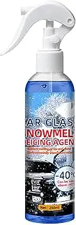 Car Windshield Deicer - Automotive Window Glass Defroster Deicing Spray,Ice Removal Spray Winter Car Accessories, 260ml Anti Ice Deicing Agent for Windshield