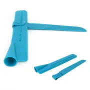 HD (Blue)2Pcs/Set Adjustable Height Cream Scraper Small Cake Smoother Tool For