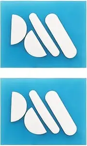VGOL Pack of 2 Rounded Edges Mouse Feet Skates Mouse Skatse Mouse Feet Replacement 0.8mm Compatible with Logitech MX Master 3 Smooth Glide Pads, White
