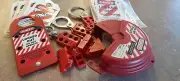 Brady / Masterlock (Lot) Safety Items labels and safety Lockout / Tag-out new