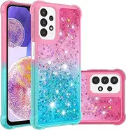 Case for Samsung Galaxy A13 4G, Premium Stylish Gradient Bling Quicksand Sparkle Shiny Glitters Fashion Shockproof Cover Case for Samsung Galaxy A13 4G-Color#3