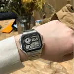 腕錶 CASIO 重工藝百米防水 世界地圖電子錶 保固一年 十年電力 銀錶 手錶 男錶 地圖表 UNITED FREAK