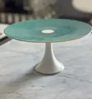 New. Raynaud Cake Stand PETIT FOUR. 8.5” Round