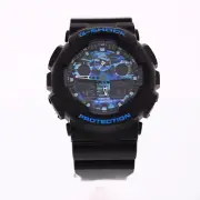 Casio G-SHOCK GA-100CB-1A GA-100CB GA-100 Analog Digital Black Blue Camouflage