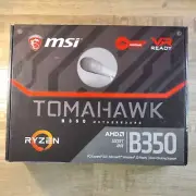 AMD MSI B350 TOMAHAWK AM4 Motherboard Ryzen Compatible New
