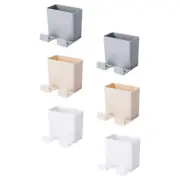 6 PCS Remote Control Storage Box Mobile Phone Wall Mount Office Shelf Holder