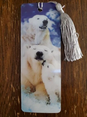 Pola Bear lenticular bookmark