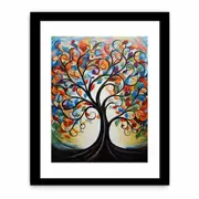Tree Modern Framed print Art Poster