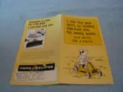 HAHN-ECLIPSE LTD-500 BROCHURE *** VINTAGE ORIGINAL