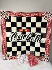 Vintage Coca-Cola Brand 1997 Collector's Checkers Game