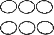 ECSiNG 6PCS Bicycle Flywheel Washer Spacer Cassette Headset Gasket Bicycle Bottom Bracket Axle Washer Gasket for MTB Road Bike 1mm 1.5mm 1.85mm 2mm 2.18mm 2.35mm