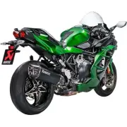 Akrapovic Muffler - Black - Titanium - '18-'19 Ninja H2 SX S-K10SO21HRAABL