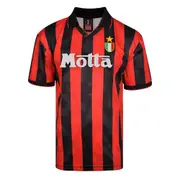 Score Draw AC Milan 1994 Retro Football Shirt Red Large Adults