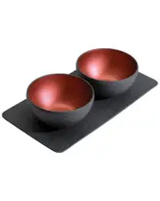 Villeroy & Boch Manufacture Rock Glow 3pc Condiment Set