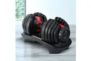Everfit 24kg Dumbbells Adjustable Dumbbell Weight Plates Home Gym