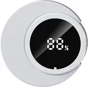 Toothbrush Sterilizer, Sterilizer Holder, Battery Display Compact Size Easy Charging No Drilling Portable Design, Cleaning Machine for Travel, Men & Women, 3.94 x 3.94 x 2.36 inches