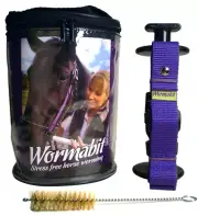 Wormabit Horse Pony Worming Bit Drench For Paste No Wastage Easy Use Purple