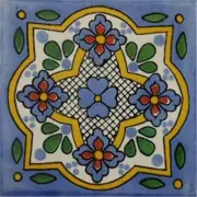 Talavera L124 6x6 6 x 6 in. Mexican Decorative Tiles L124 - Pack of 4