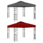 Gazebo 3x3m Outdoor Sun Canopy Tent Shelter Sunshade Multi Colours vidaXL