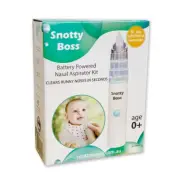 Snotty Boss Nasal Aspirator Kit - Clears Runny Nose For Baby