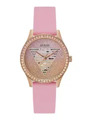 GUESS Pink Lady Idol Silicone Watch