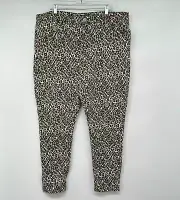 American Eagle Hi Rise Jegging Womens 24 Brown Leopard Print Next Level Stretch