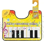 Piano Keyboard Rug | Music Mat - Potty Piano Sounding Rug, Musical Keyboard Toilet Floor Mat | Potty Piano Rug, Musical Keyboard Toilet Floor Mat, Musical Mat for Washroom, Boys Girls