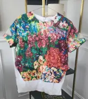 CASPER + PEARL Ladies Drop Hem Top - Size Large - BNWT